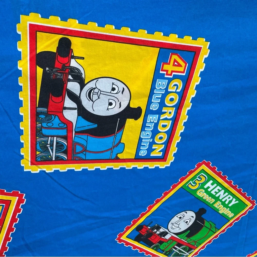 Vintage Y2K 2002 Thomas the Train Full Flat Sheet